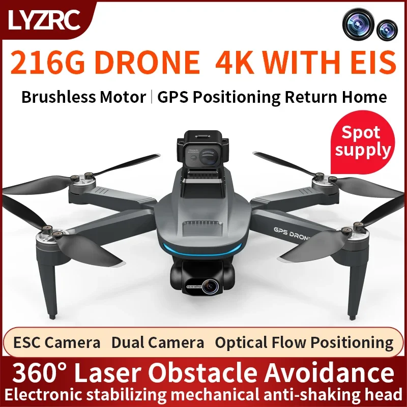 L200 PRO MAX Drone 4K 2-Axis P - Drone Racing Camera 评论和价格