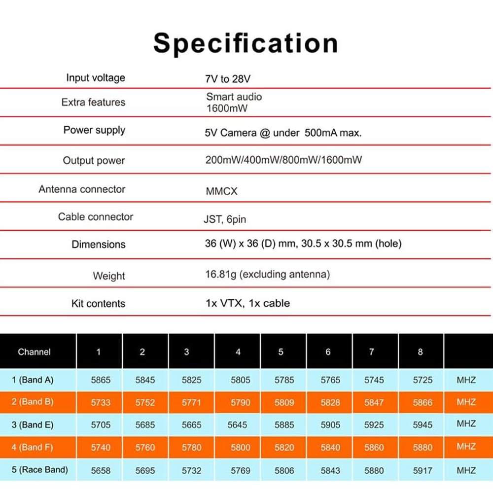 AKK 5.8G Long Range VTX FPV Tr - Drone Racing Transmitter 评论和价格