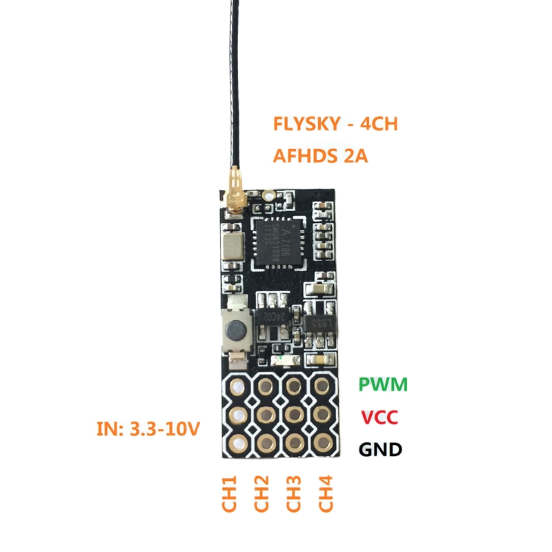 Flysky FS2A Mini Receiver 4CH  - Drone Racing Receiver 评论和价格