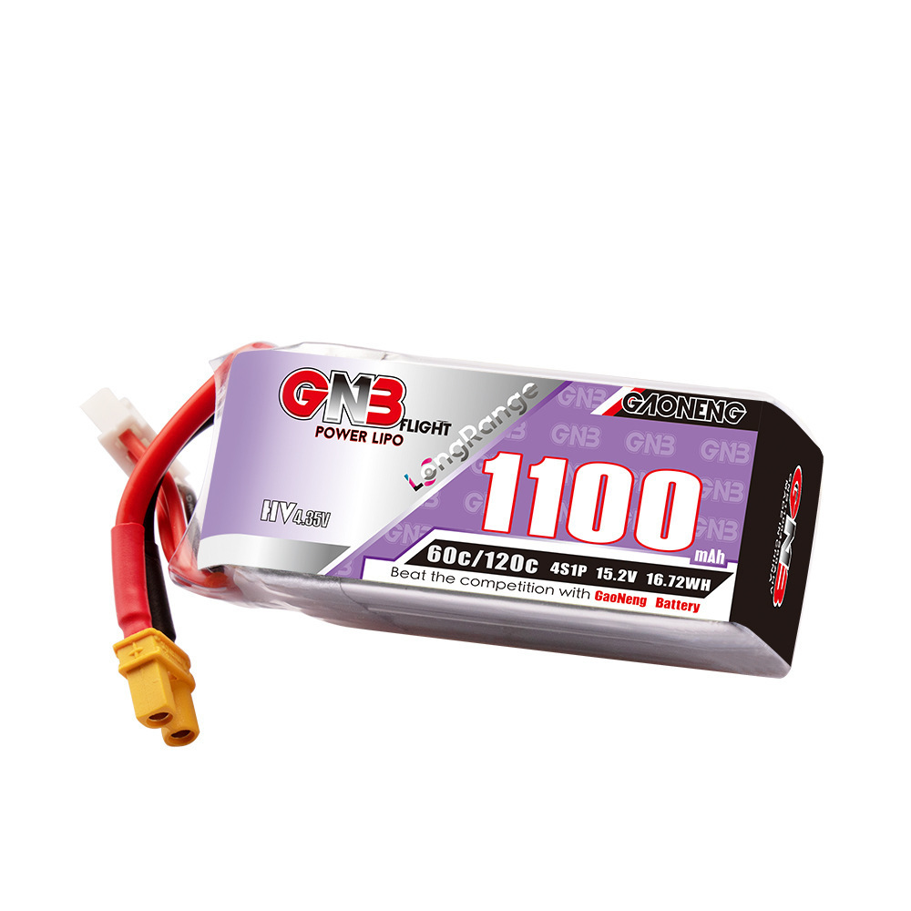 GNB 4S 1100mAh 60C/120C HV Lip - Drone Racing Battery 评论和价格