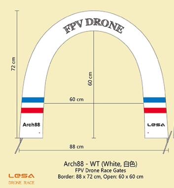 Arch88 Car Racing Gate Kit - 8 - Drone Racing Flag 评论和价格
