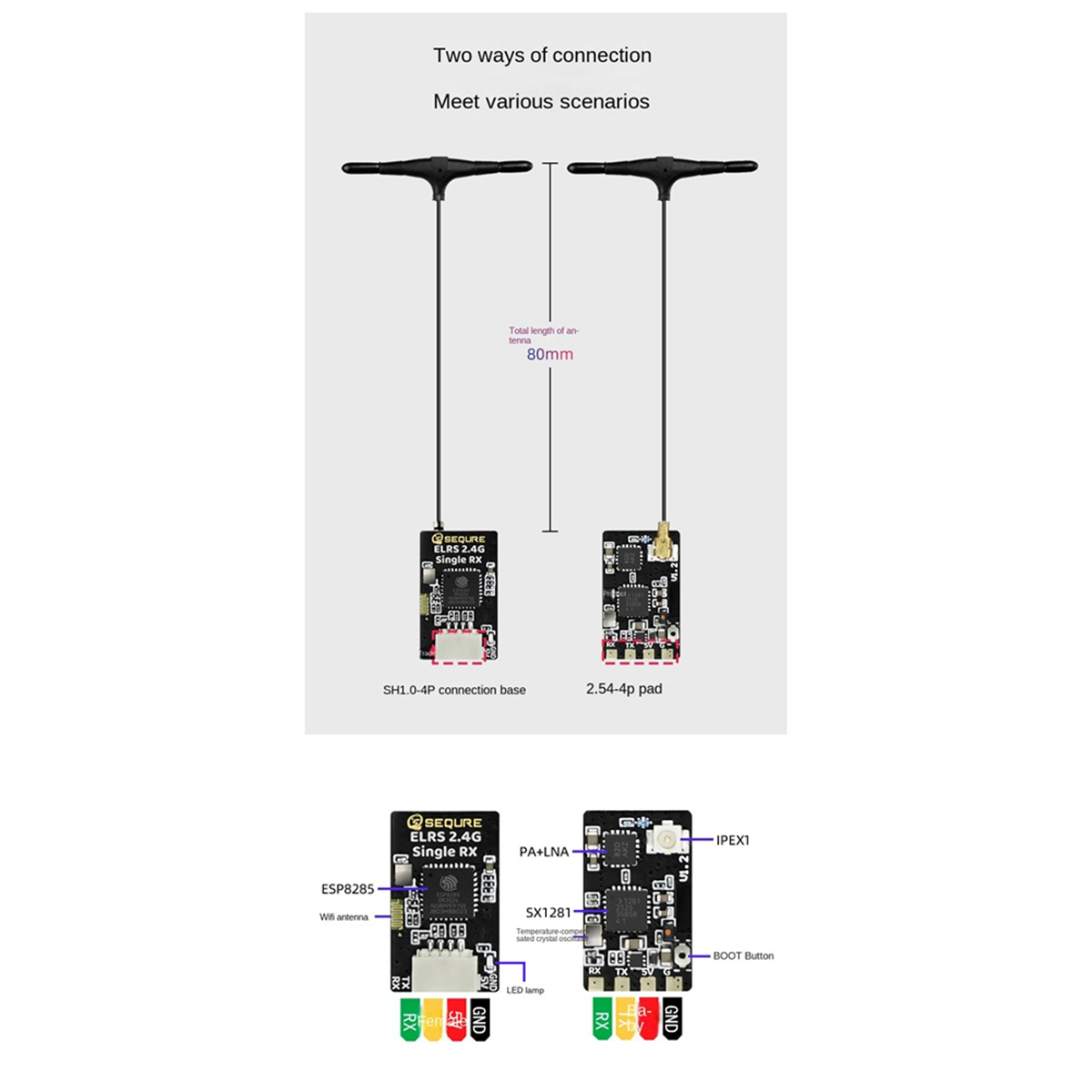 A56G-SEQURE ELRS 2.4GHz Single - Drone Racing Charger 评论和价格