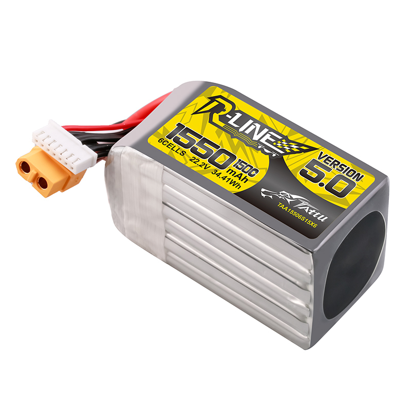 TATTU-R-LINE 5.0 22.2V 1550mAh - Drone Racing Battery 评论和价格