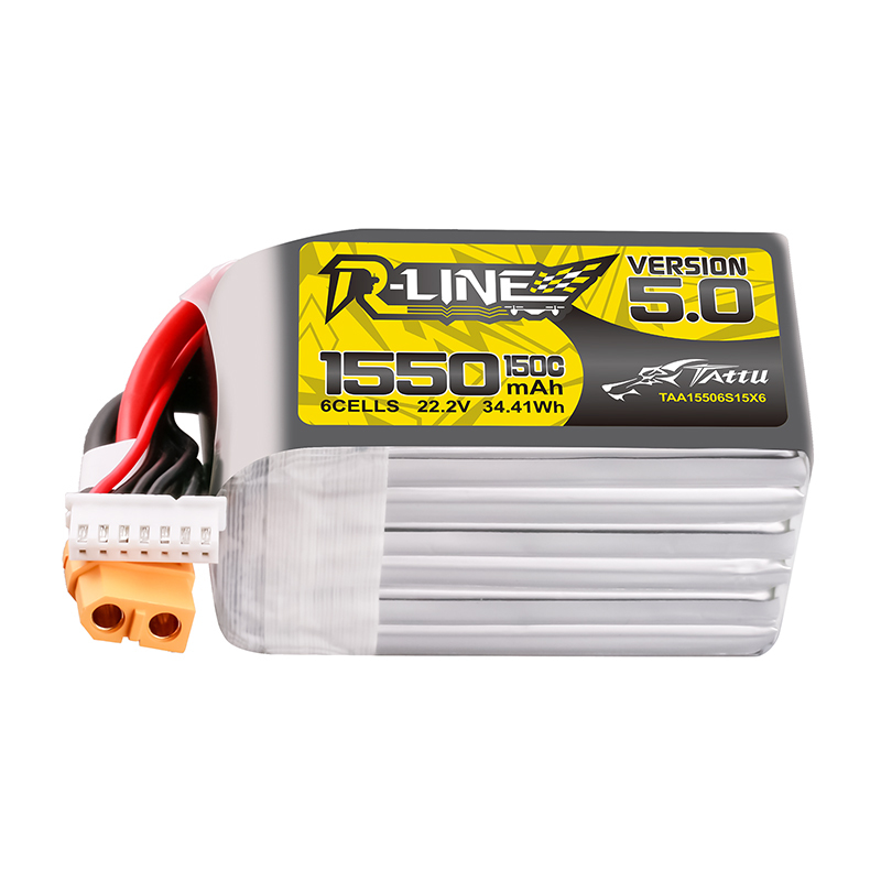 TATTU-R-LINE 5.0 22.2V 1550mAh - Drone Racing Battery 评论和价格