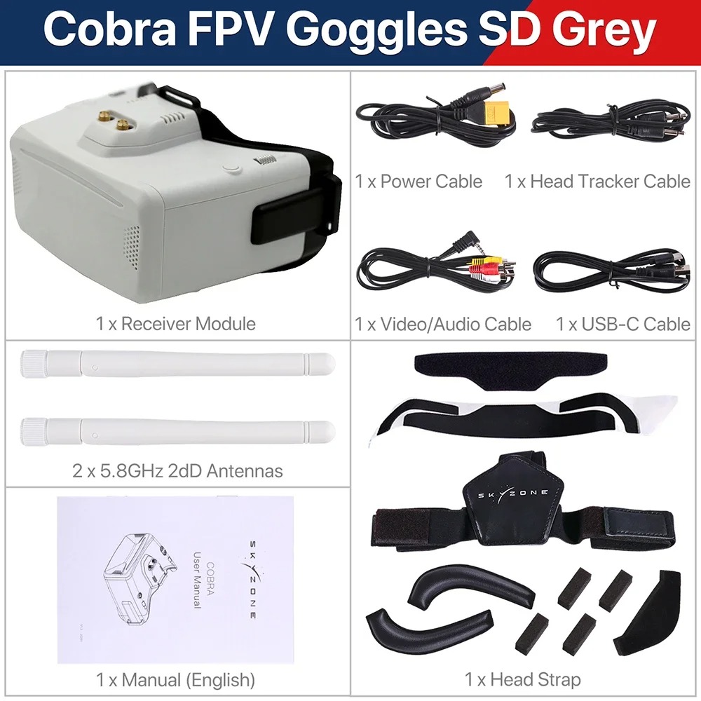 SKYZONE Cobra S X SD FPV Video - Drone Racing Gate 评论和价格