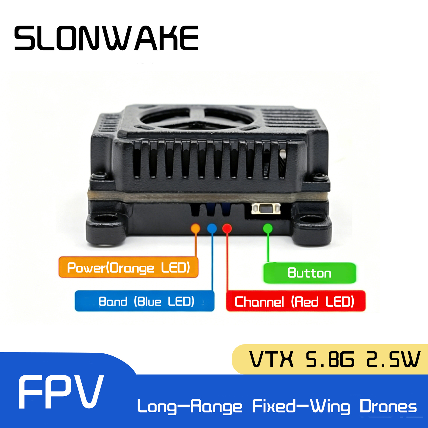 SLONWAKE 5.8G 48CH FPV Transmi - Drone Racing Frame 评论和价格