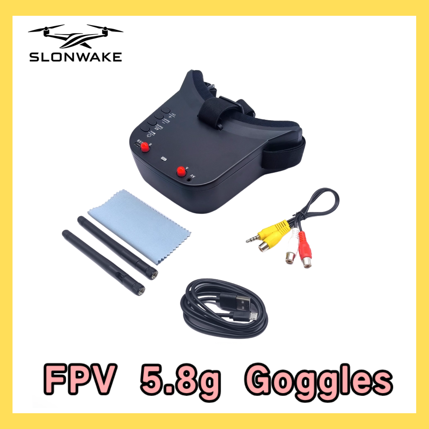 SLONWAKE 5.8G 48CH FPV 400mw V - Drone Racing Frame 评论和价格
