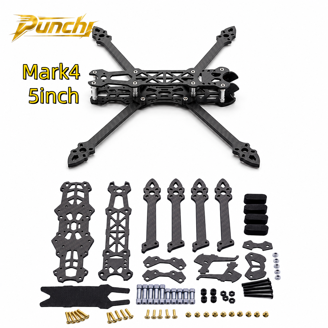 Mark4 5inch FPV Carbon Fiber F - Drone Racing Frame 评论和价格